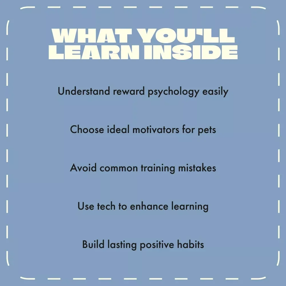 A Smart Guide to Rewarding Your Pet for Good Behavior | How to Reward Pets for Good Behavior | Digital Download Training Ebook for Pet Owners, Dog & Cat Lovers