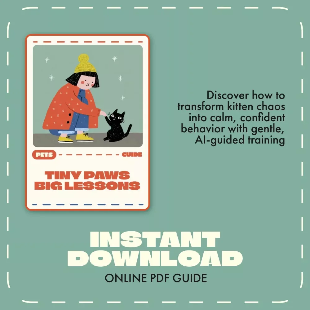 Tiny Paws Big Lessons | Kitten Training Guide | Learn How to Avoid Common Mistakes When Training Kittens | Gentle, Reward-Based Tips for Happy, Well-Behaved Cats