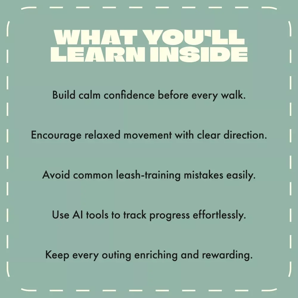Walks That Bond You and Your Dog | Digital Dog Training Guide for Better Walks | Best Way to Leash Train a Dog Step-by-Step eBook for Building Trust and Calm Control