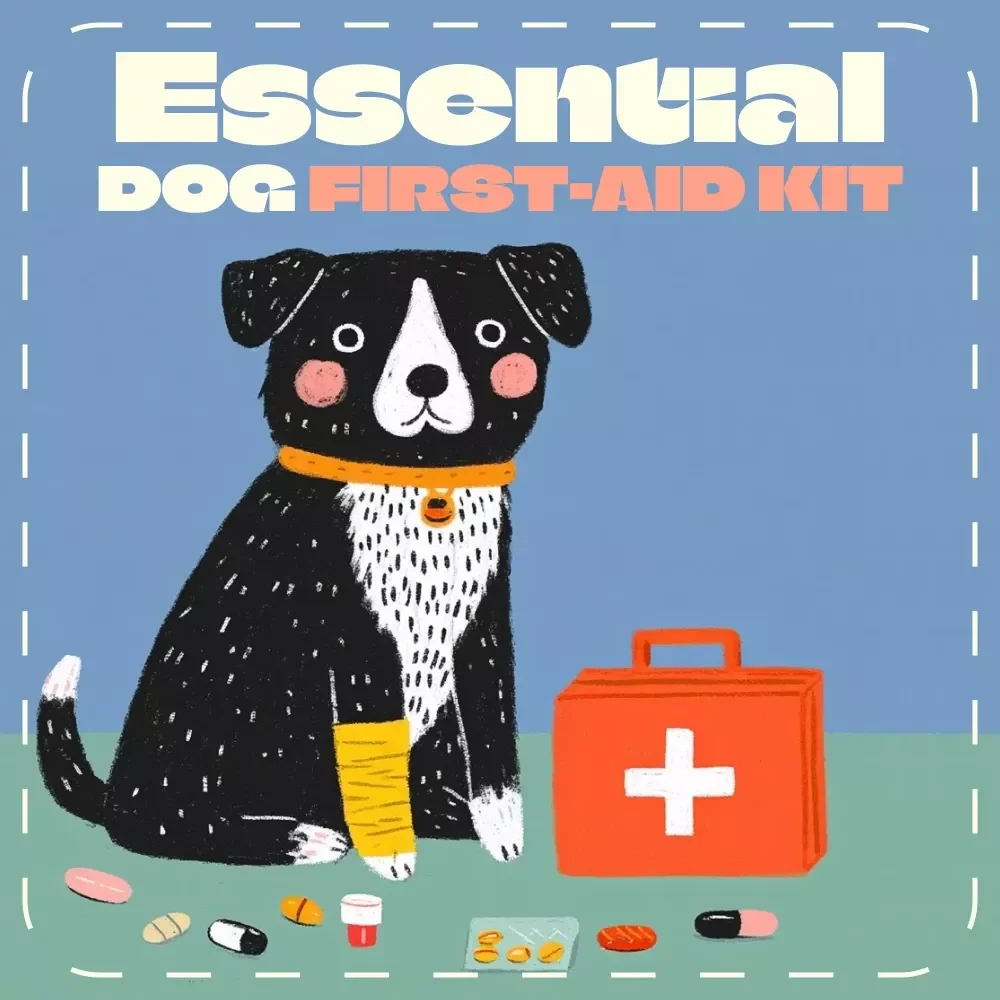 Essential Dog First-Aid Kit | Printable Pet Safety eBook | What to Include in a Dog First-Aid Kit | Emergency Care Guide for Dog Owners
