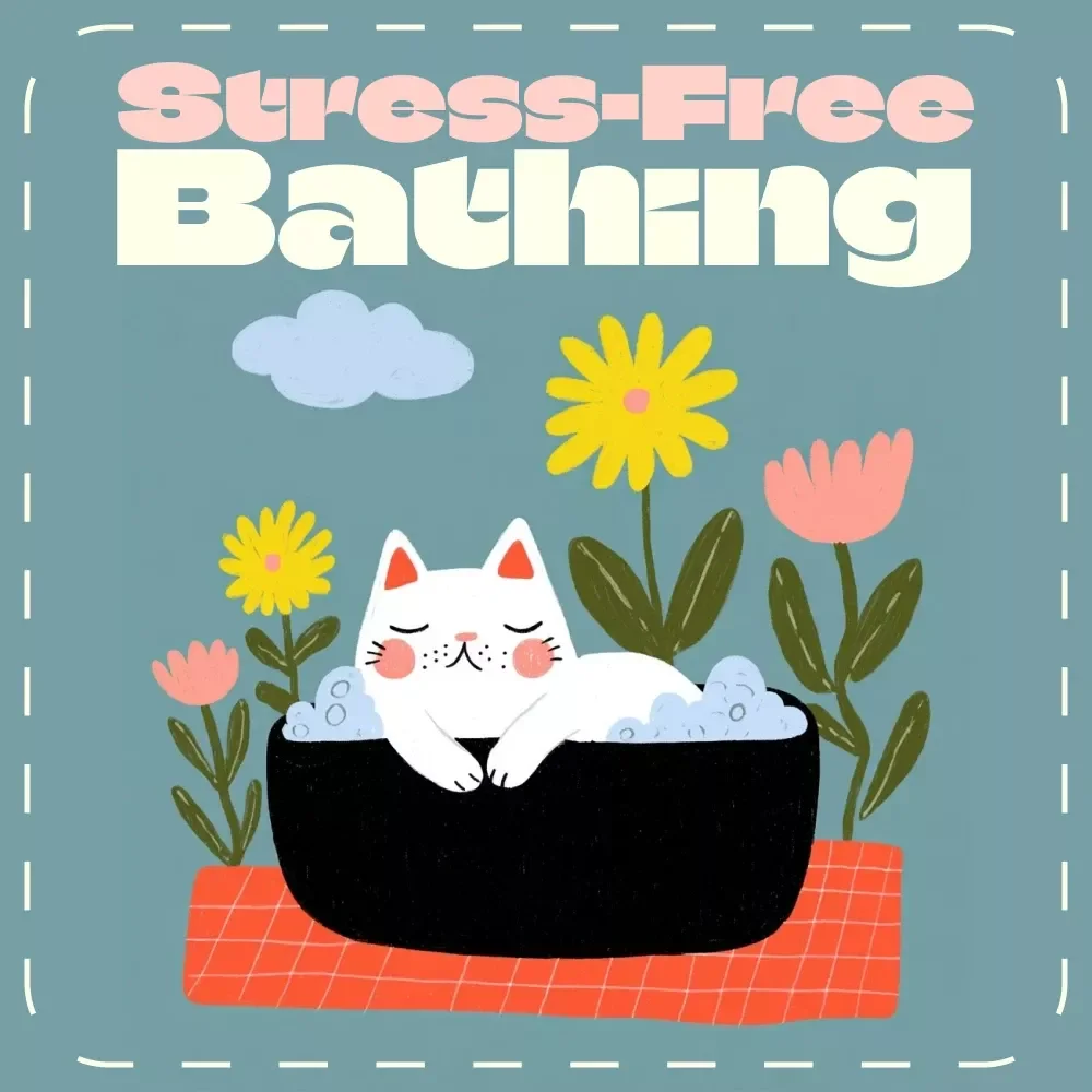 The Cat Owner’s Guide to Stress-Free Bathing | Digital Cat Care Guide for Pet Owners | How to Bathe a Cat at Home Made Easy | Cat Grooming & Bathing eBook for Beginners