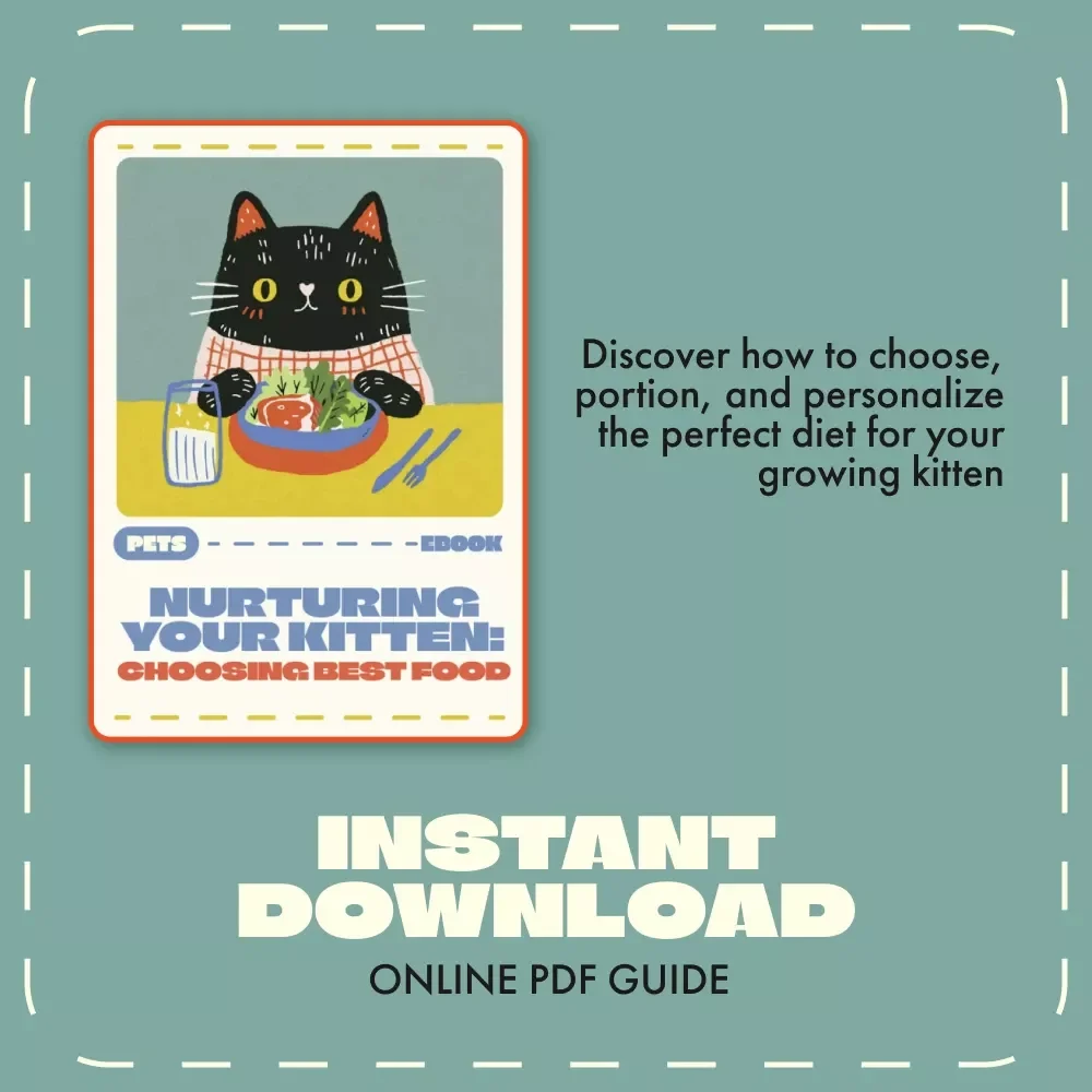 Nurturing Your Kitten: Choosing the Best Food | Complete eBook Guide for New Cat Owners | Learn How to Pick the Best Food for Kittens, Read Labels, and Create a Healthy Feeding Plan