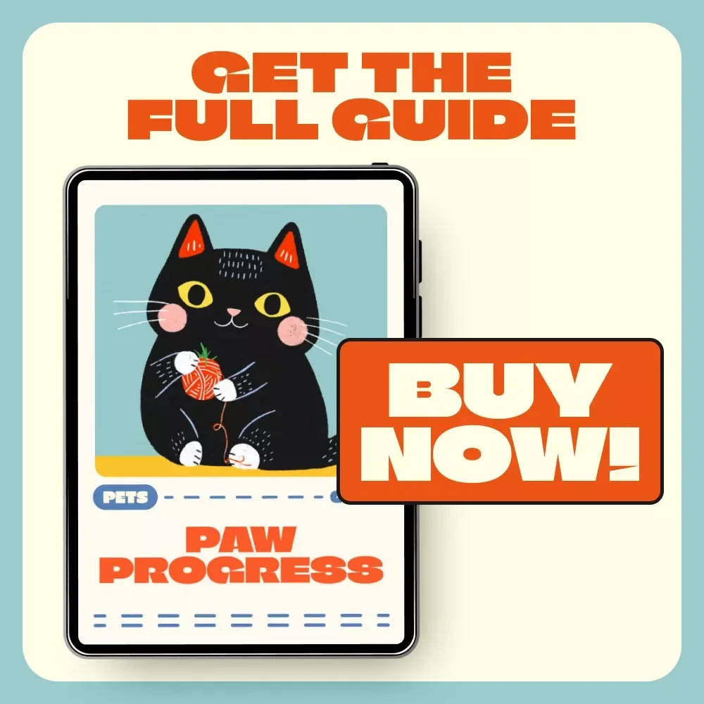 Paw Progress | Ultimate Pet Behavior Tracking Guide for the First Month | Digital Download for Pet Parents, Trainers & Animal Lovers