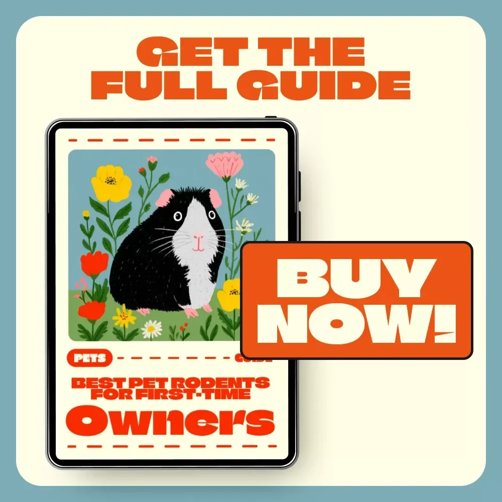 Best Pet Rodents for First-Time Owners | Beginner’s Digital Guide for Choosing, Caring & Bonding with Hamsters, Guinea Pigs, Rats & More | Instant Download eBook for New Pet Parents
