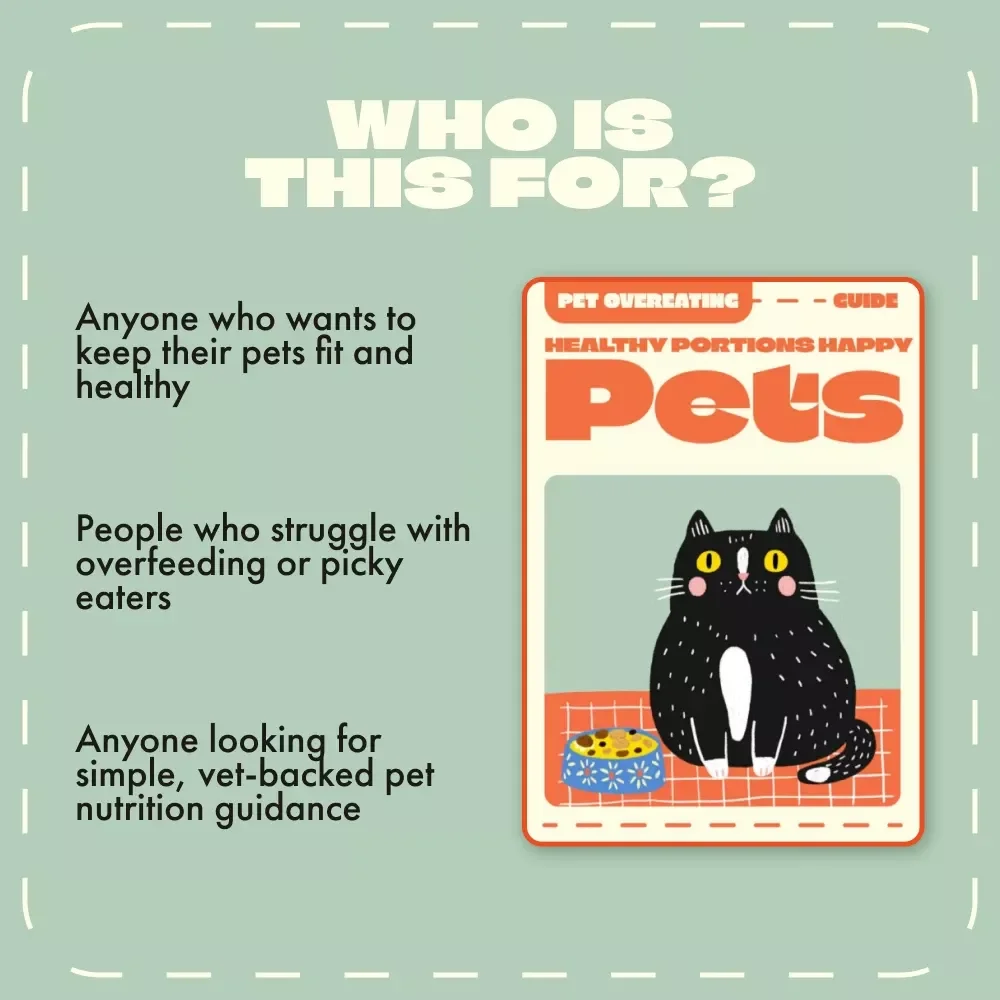 Healthy Portions Happy Pets | Pet Nutrition Guide, eBook for Dog and Cat Owners, Digital Download on Pet Feeding Routine, Overeating Solutions, and Healthy Pet Habits