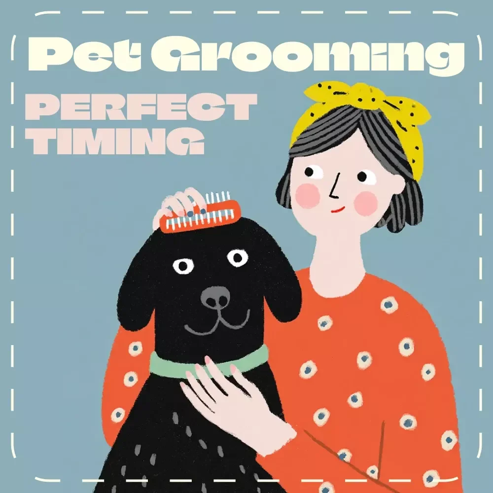 Perfect Timing for Pet Grooming | When to Start Grooming Pets eBook | Digital Guide for Dog, Cat & Small Pet Owners | Learn Pet Grooming Timing, Tips & AI Tools