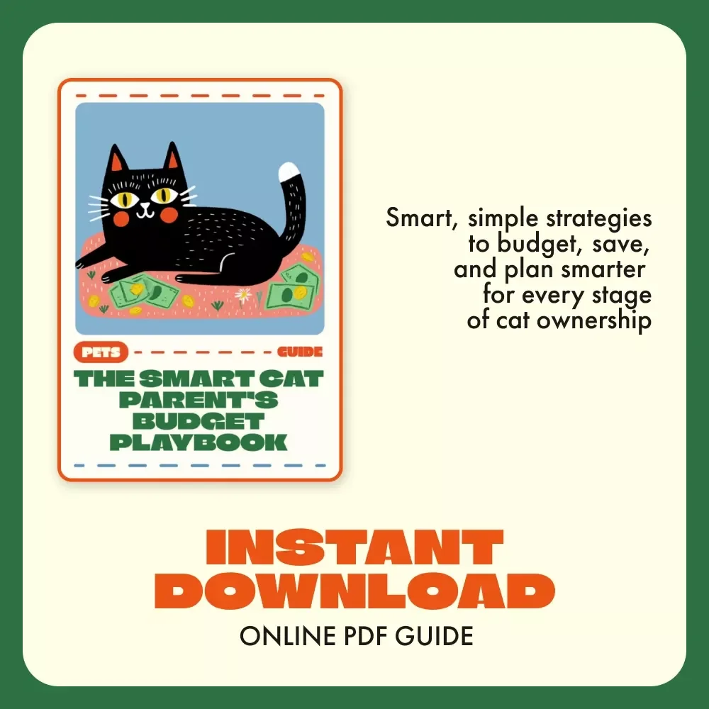 The Smart Cat Parent’s Budget Playbook | Digital Guide for Budgeting for Cat Expenses | Cat Owner eBook on Saving, Planning & Pet Finance Tips