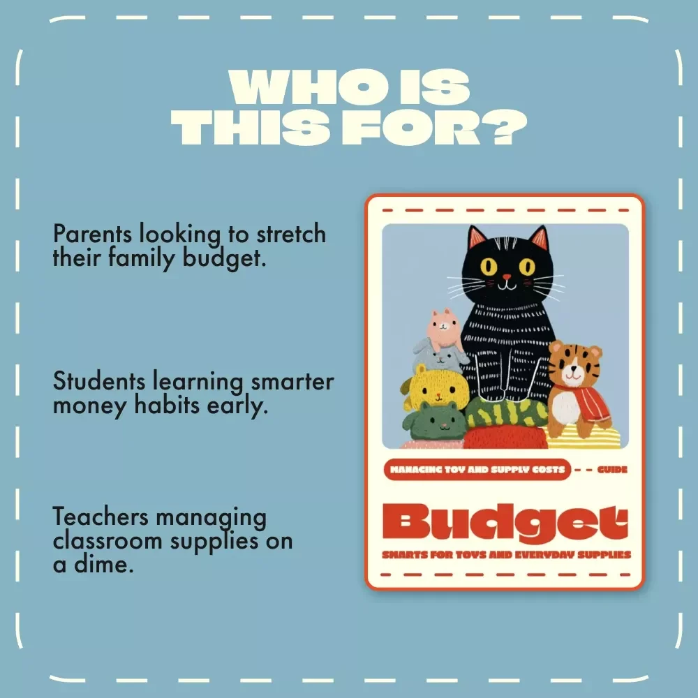 Budget Smarts for Toys and Everyday Supplies | Digital Guide for Managing Toy and Supply Costs | Printable PDF for Parents, Teachers & Budget-Conscious Shoppers