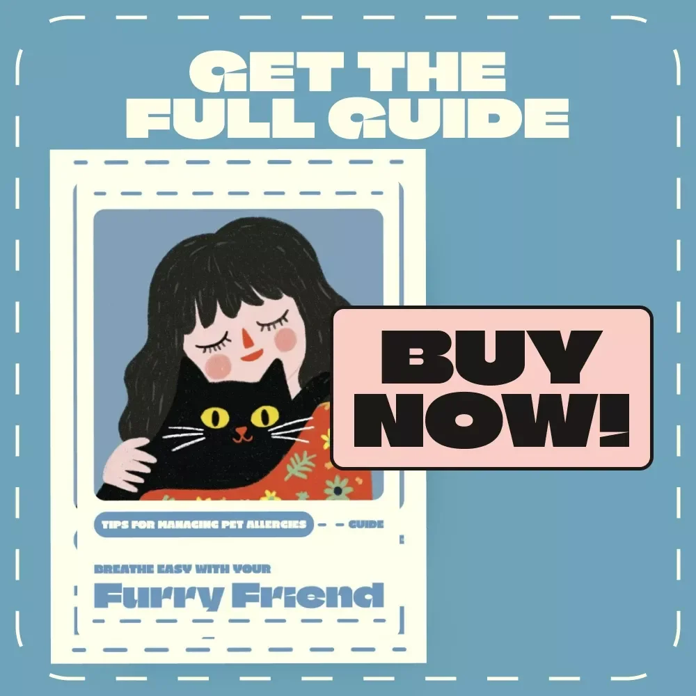 Breathe Easy with Your Furry Friend | Pet Allergy Guide | Digital Download for Pet Owners | Tips for Managing Pet Allergies | Allergy-Friendly Home eBook