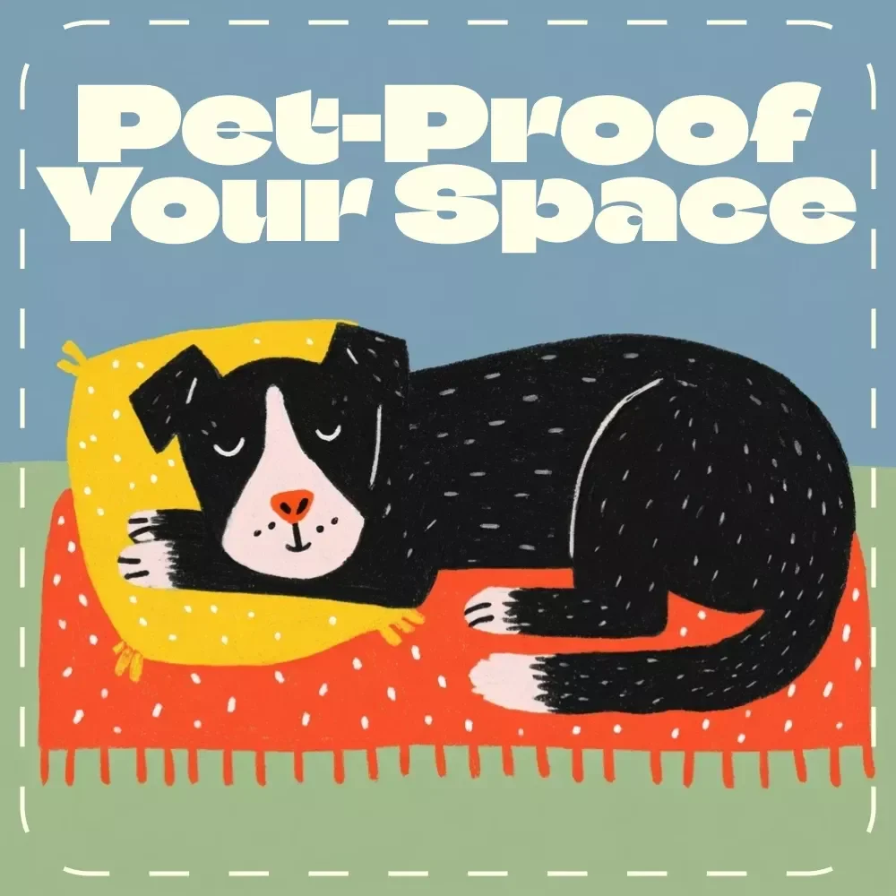 The Ultimate “Pet-Proof Your Space” Checklist | Digital Download for Pet Owners | Home Safety Guide for What Areas to Block for Pets