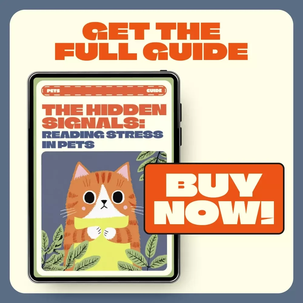 The Hidden Signals: Reading Stress in Pets | Digital Guide for Pet Owners | Learn the Signs Your Pet Is Stressed & How to Help Dogs, Cats, and Small Pets | Pet Wellness & Behavior eBook