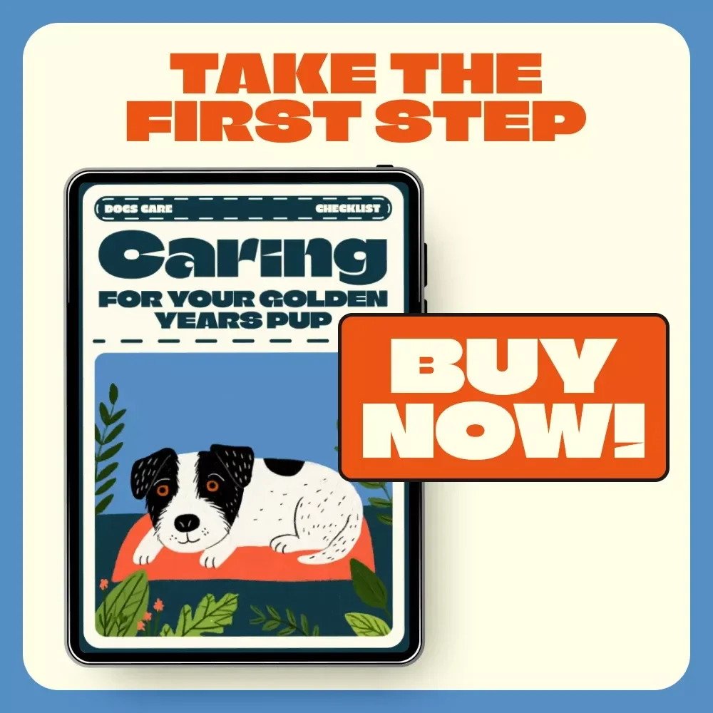 Caring for Your Golden Years Pup | Senior Dog Care Guide, Pet Wellness eBook, Digital Download for Aging Dog Health & Comfort