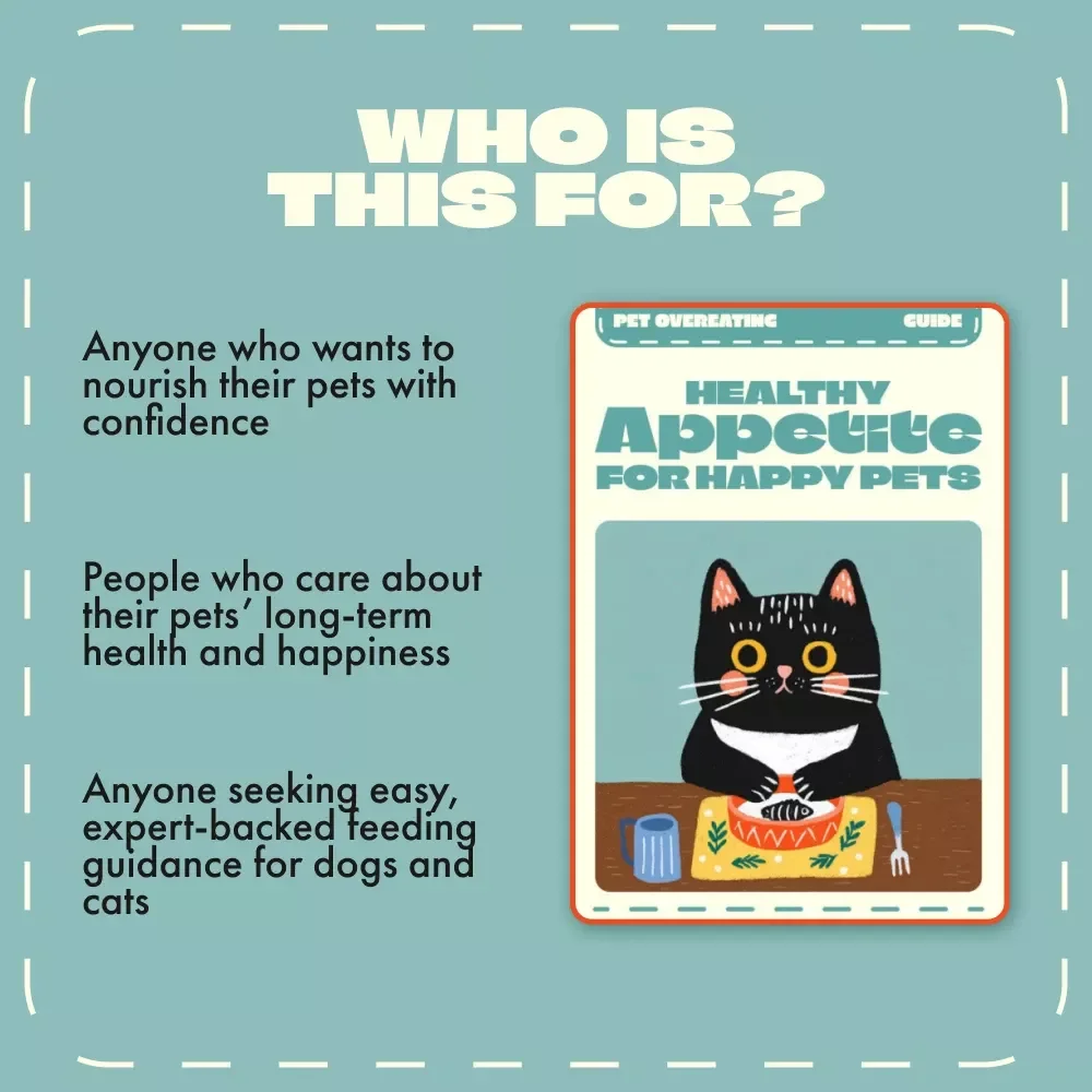 Healthy Appetite for Happy Pets | Digital Pet Nutrition Guide, eBook & Feeding Checklist for Dogs and Cats | Balanced Meals, Feeding Schedule & Pet Health Tips