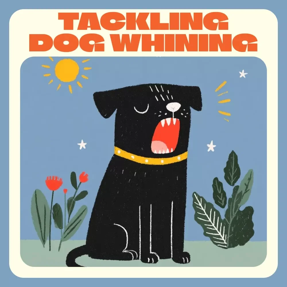 The Checklist on Tackling Dog Whining | Printable Pet Training Guide | How to Deal with Dog Whining | Calm & Confident Dog Owner Resource