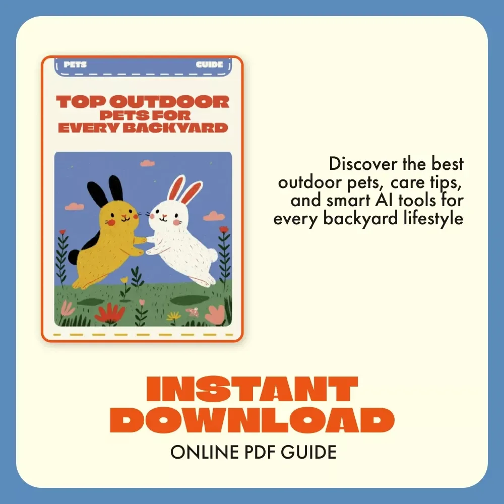 Top Outdoor Pets for Every Backyard | Best Outdoor Pets Digital Guide for Animal Lovers, Homeowners & Families