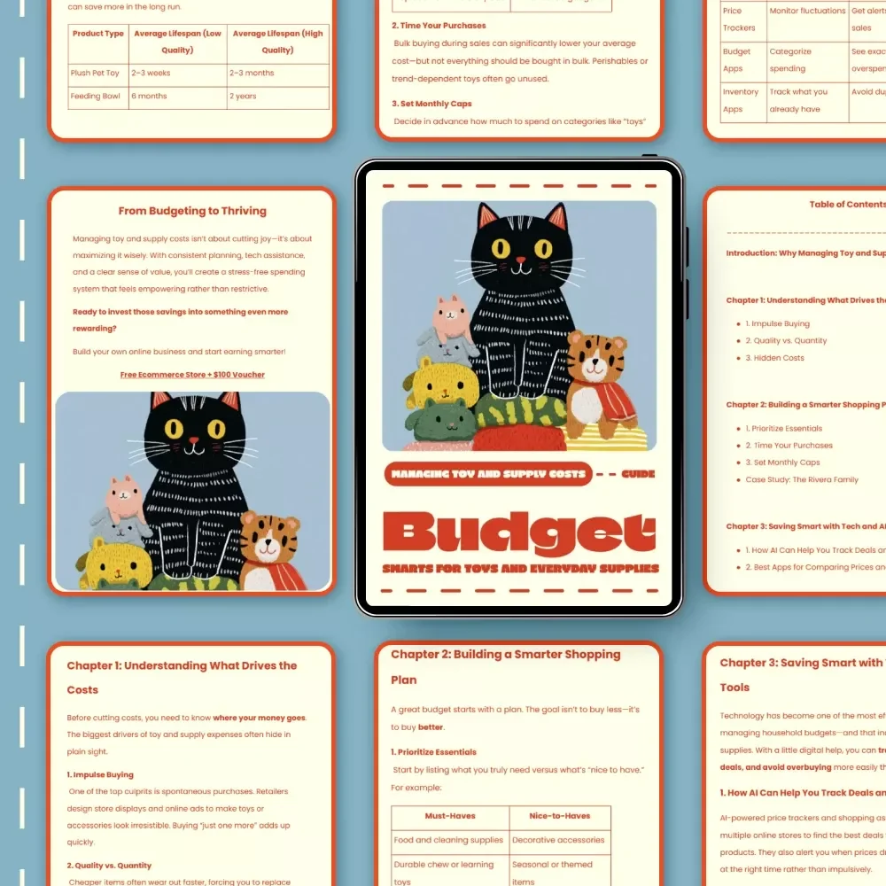 Budget Smarts for Toys and Everyday Supplies | Digital Guide for Managing Toy and Supply Costs | Printable PDF for Parents, Teachers & Budget-Conscious Shoppers