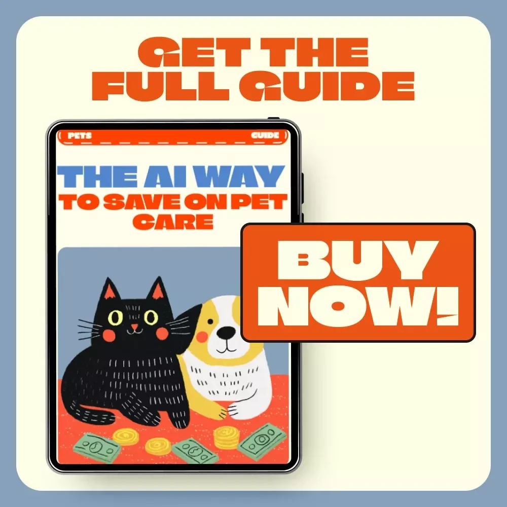 The AI Way to Save on Pet Care | Digital Guide for Smarter Pet Budgets with Food and Supply AI Cost Tracker | Save Money on Pet Food, Vet Bills & More