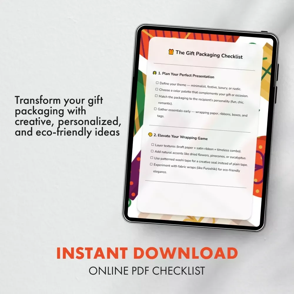 The Gift Packaging Checklist: Creative Gift Packaging Ideas for Every Occasion