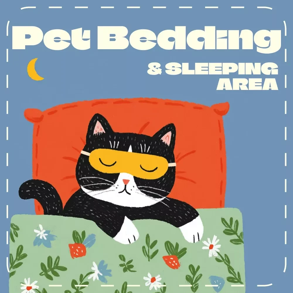 Pet Bedding & Sleeping Area Checklist | Digital Pet Care Guide for Creating the Perfect Cozy Spot | Printable Pet Bedding and Sleeping Area Setup for Dogs
