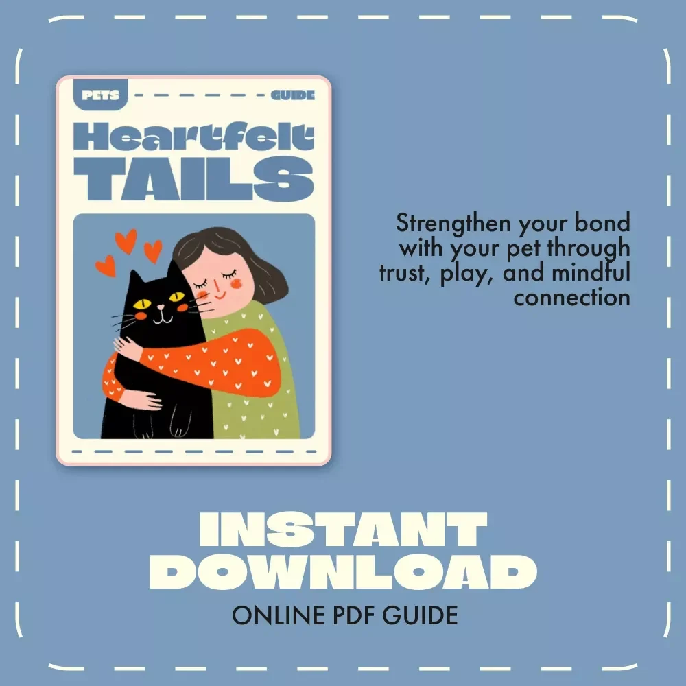 Heartfelt Tails | Pet Bonding Guide for Animal Lovers | Digital Download with Tips for Bonding with a Pet, Building Trust & Strengthening Your Connection