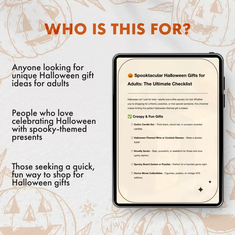 Spooktacular Halloween Gifts for Adults: The Ultimate Checklist - Spooky Gift Guide for All Ages
