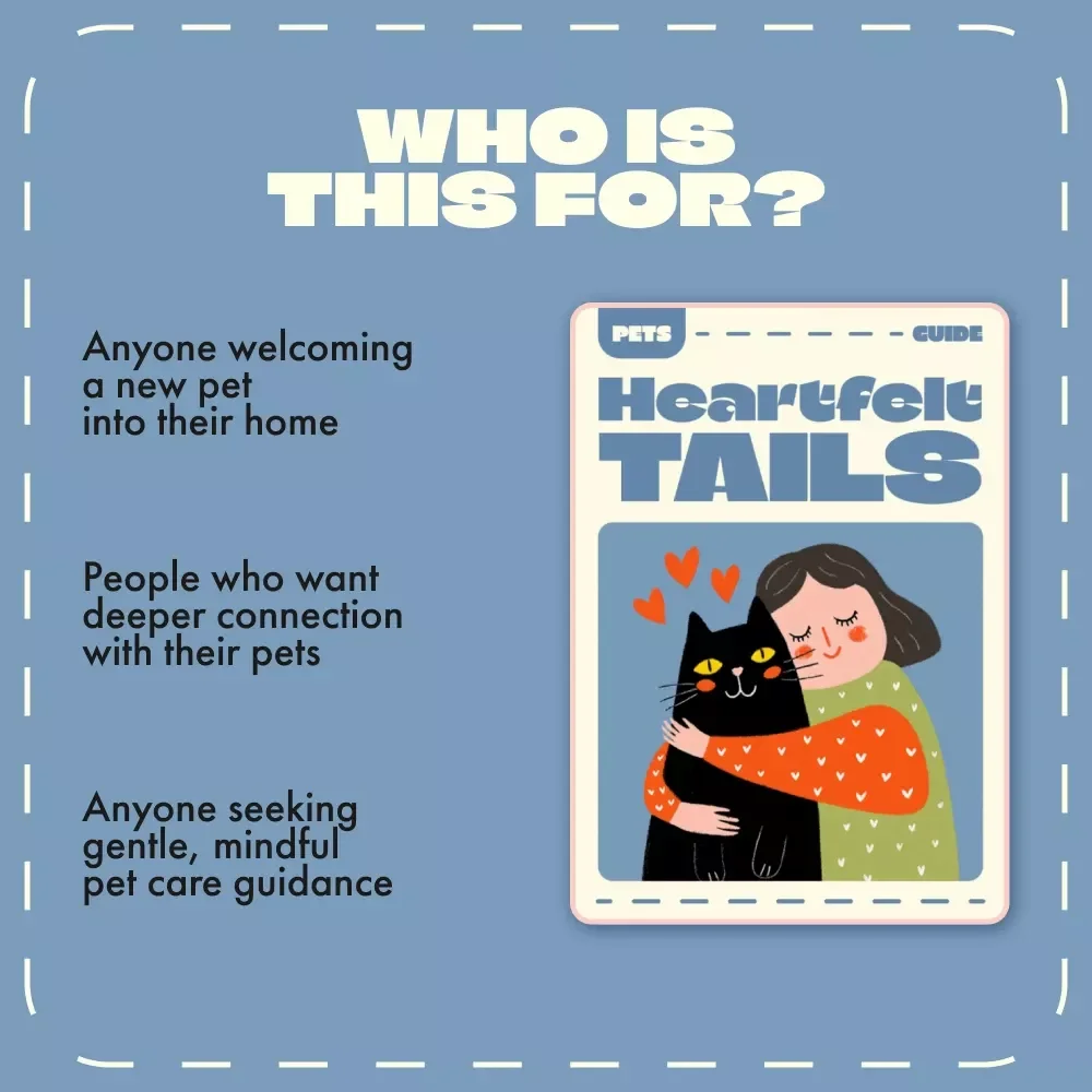 Heartfelt Tails | Pet Bonding Guide for Animal Lovers | Digital Download with Tips for Bonding with a Pet, Building Trust & Strengthening Your Connection