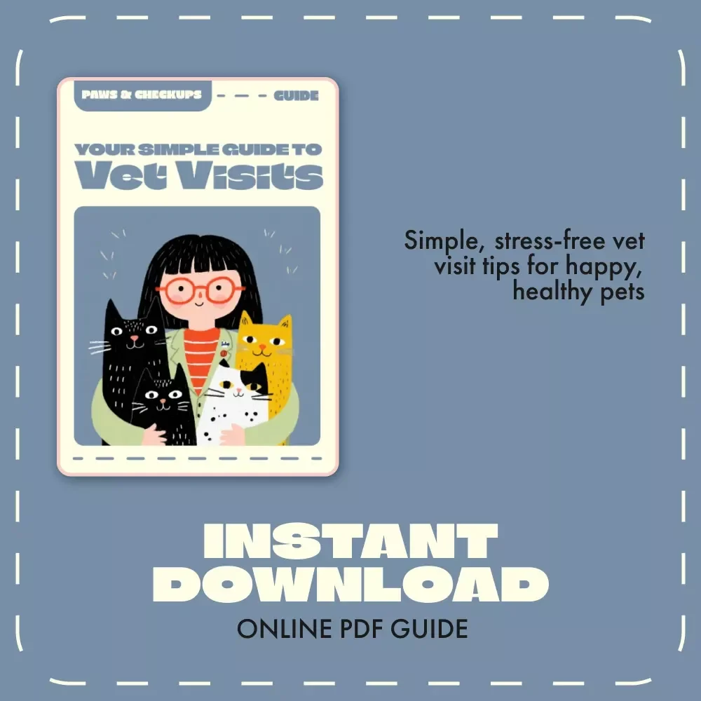 Paws & Checkups: Your Simple Guide to Vet Visits | Digital Pet Care Guide for Responsible Owners | How Often to Visit the Vet eBook