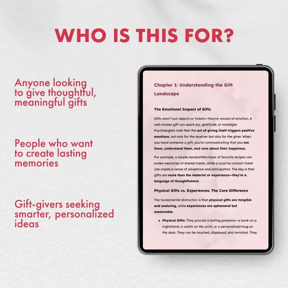 Gift Choices Unwrapped: Deciding Between Things and Experiences – A Comprehensive Guide for Thoughtful Givers