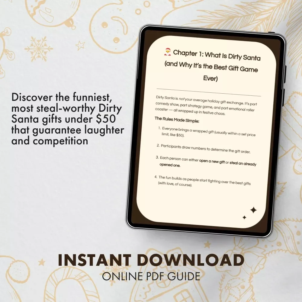 The Dirty Santa Gifts Under $50 That Everyone Will Fight For | Ultimate Guide to the Best Dirty Santa Gifts Under $50, Funny & Unique Gift Ideas for Holiday Parties