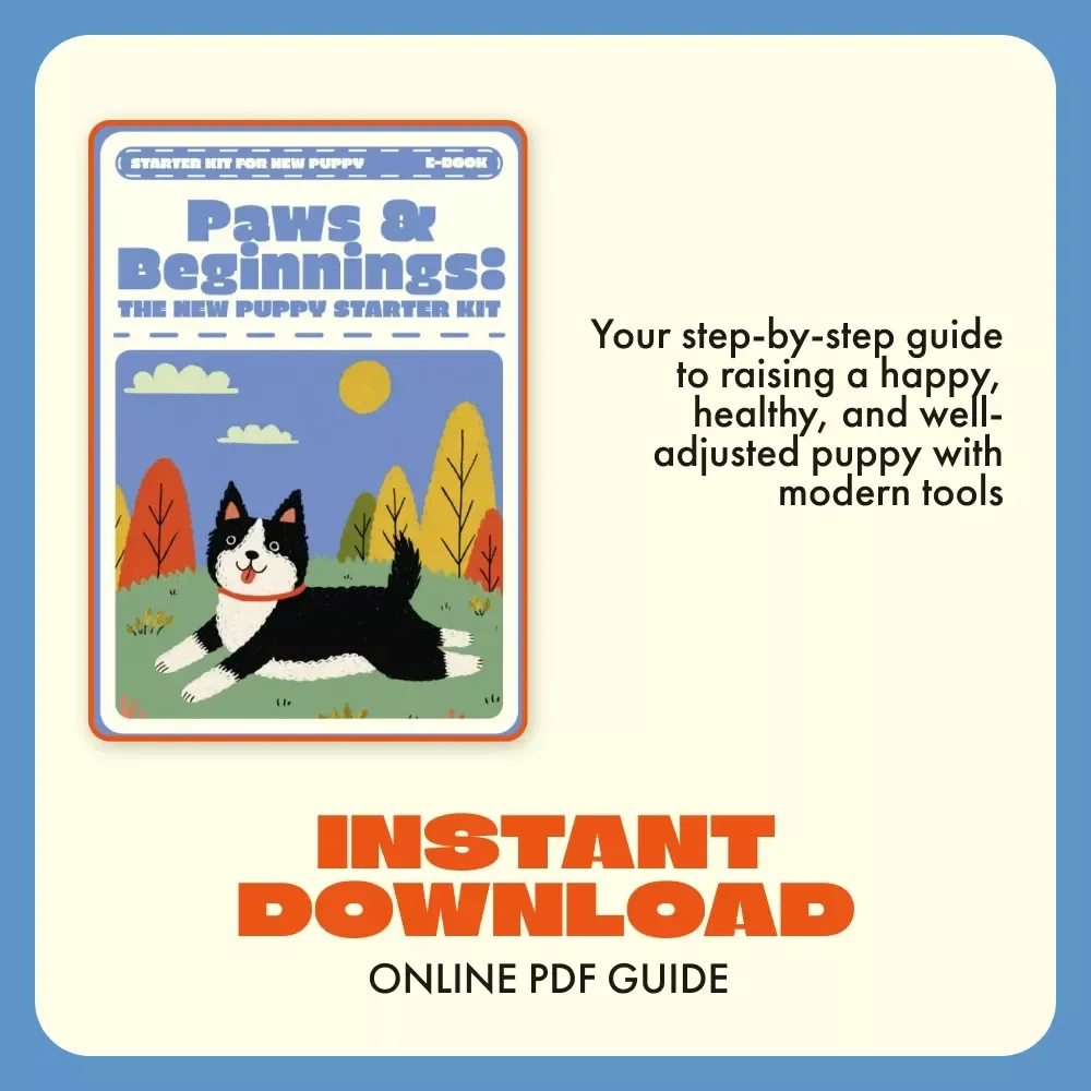 Paws & Beginnings: The New Puppy Starter Kit | Ultimate Starter Kit for New Puppy | Puppy Care, Training, Nutrition & AI Tools eBook Download