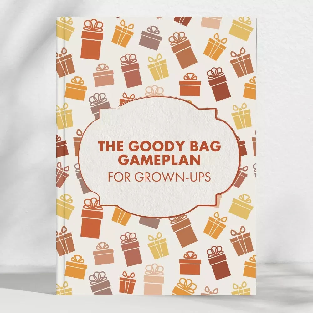 The Goody Bag Gameplan for Grown-Ups | Printable Checklist for Goody Bag Gift Ideas for Adults | Digital Download Party Planning Guide