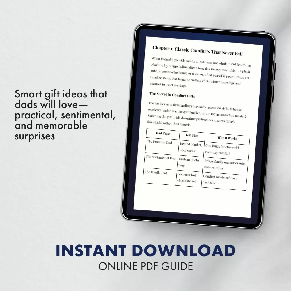 Holiday Dad-Approved Surprises: Ultimate Guide to Holiday Gifts for Dad – Digital Download