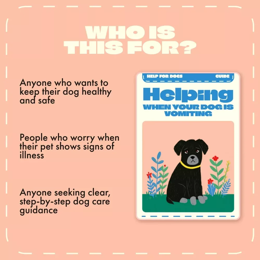 Helping When Your Dog is Vomiting | Dog Health eBook, Pet Care Guide, Digital Download for Dog Owners