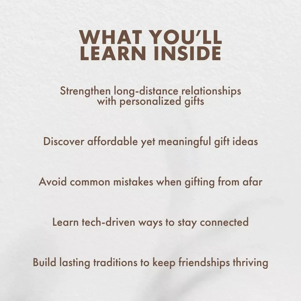 Together Apart: The Ultimate Guide for Long Distance Friendship Gifts