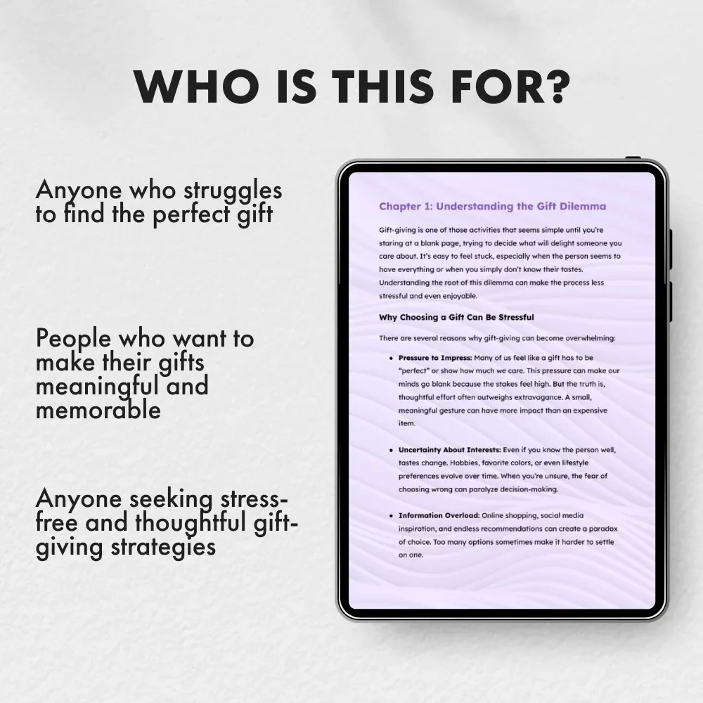 The Gift Puzzle: Smart Strategies for When You Have No Idea What to Give - A Complete Guide to Perfect Gift-Giving