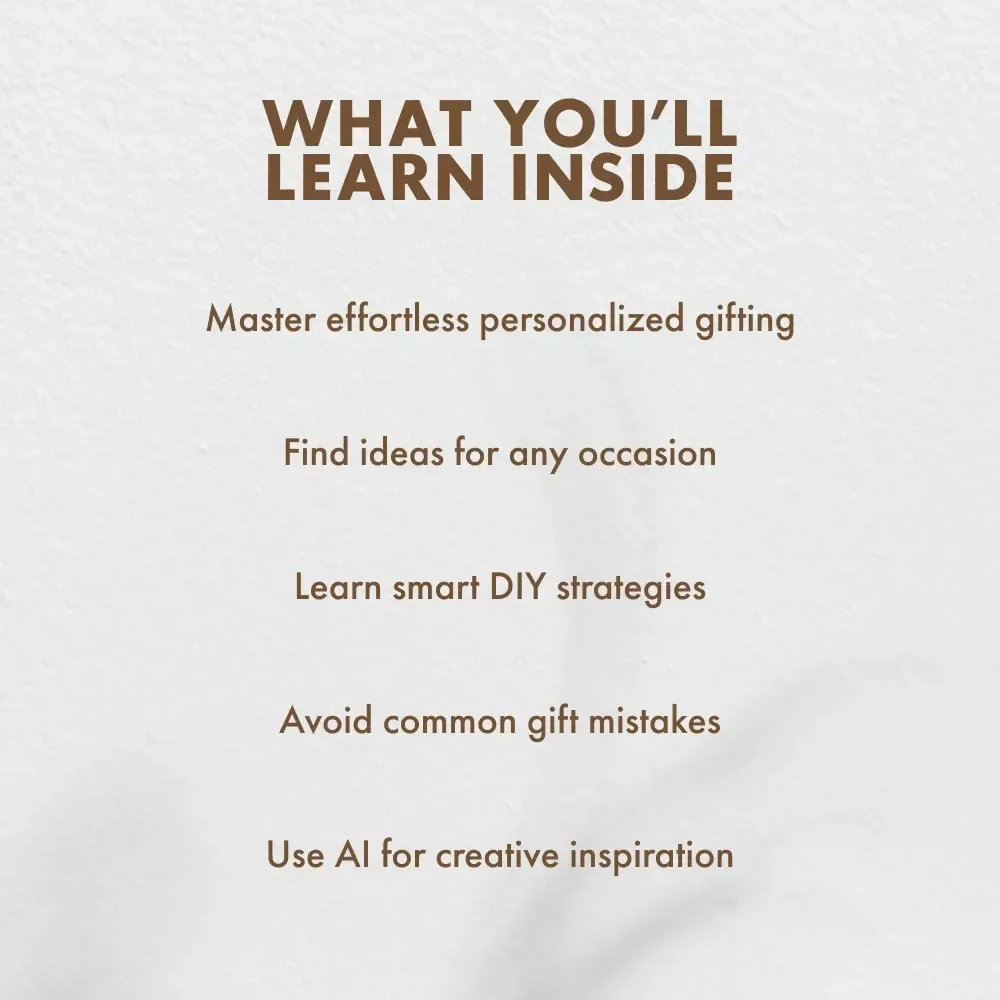 The Ultimate Guide to Personalized Thank You Gifts | Digital eBook for Meaningful, Creative, and Thoughtful Gifting Ideas