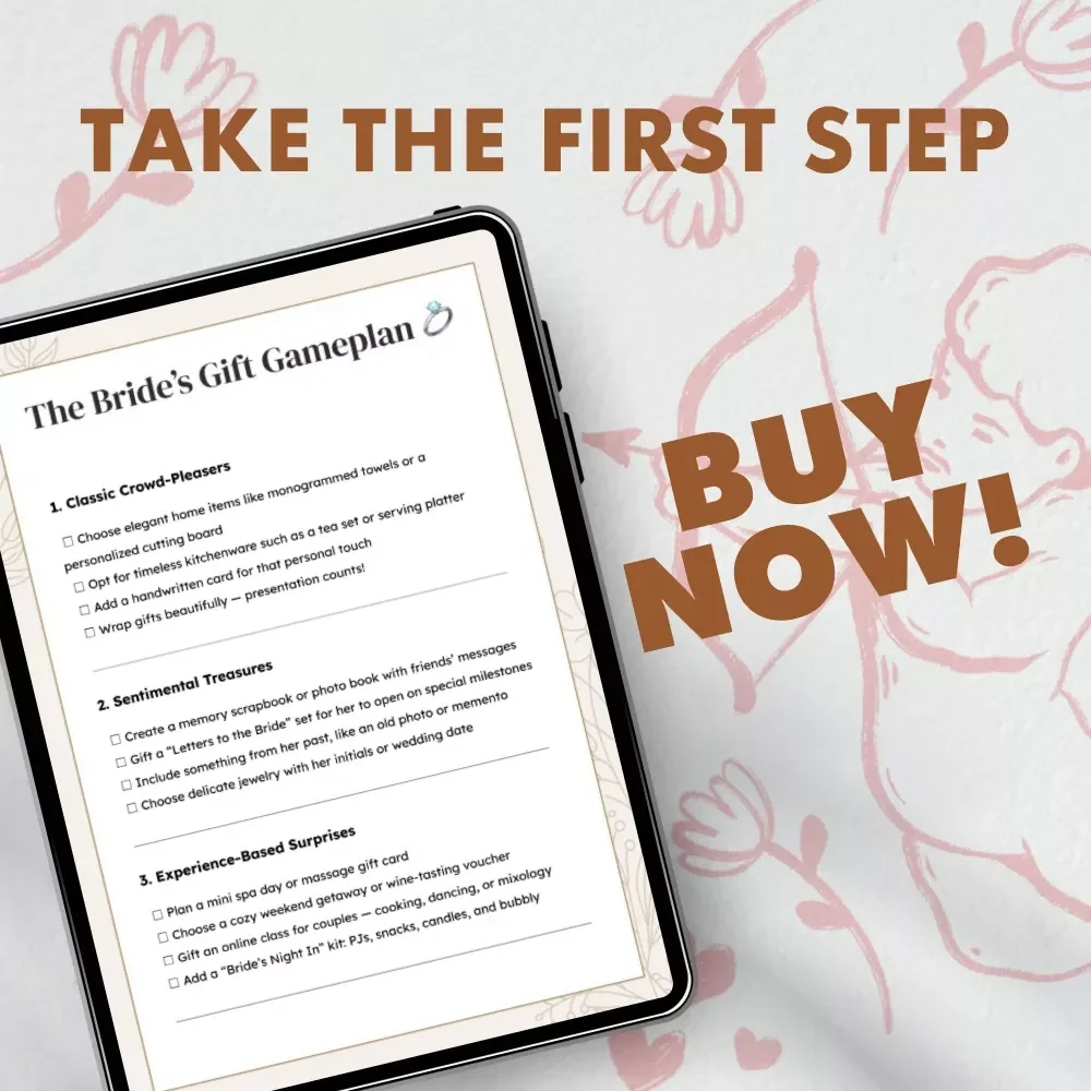The Bride’s Gift Gameplan: The Ultimate Digital Guide to Perfect Wedding Presents