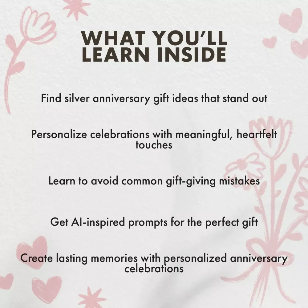 Bright as Silver, Strong as Love: The Ultimate 25th Anniversary Gift Guide, eBook, and Checklist
