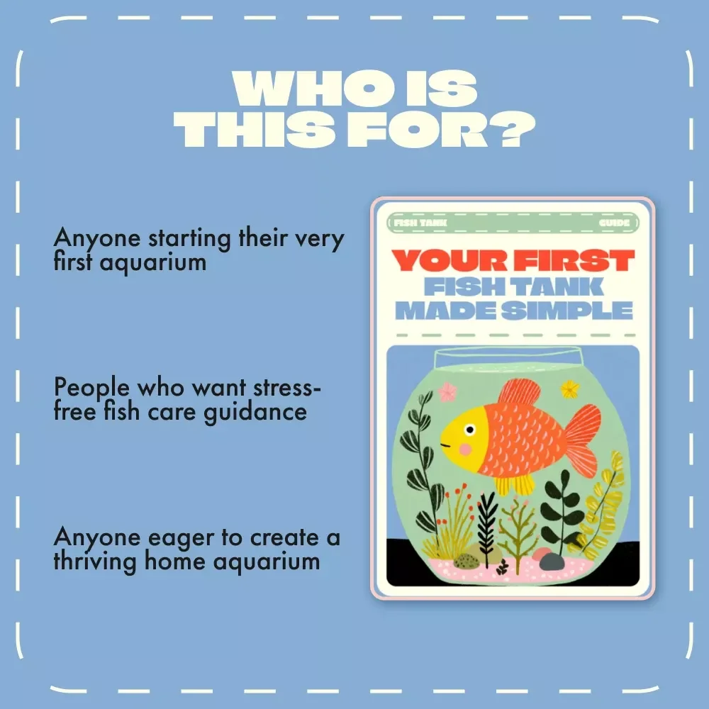 Your First Fish Tank Made Simple | Beginner’s Aquarium Guide | Digital Download eBook for New Fish Keepers | Step-by-Step Setup, Care & Maintenance Checklist