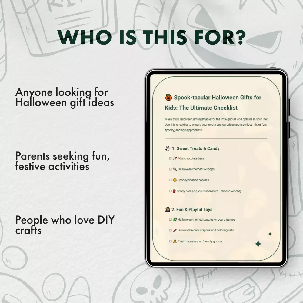 Spook-tacular Halloween Gifts for Kids: The Ultimate Checklist - A Fun Guide to Halloween Treats & Toys