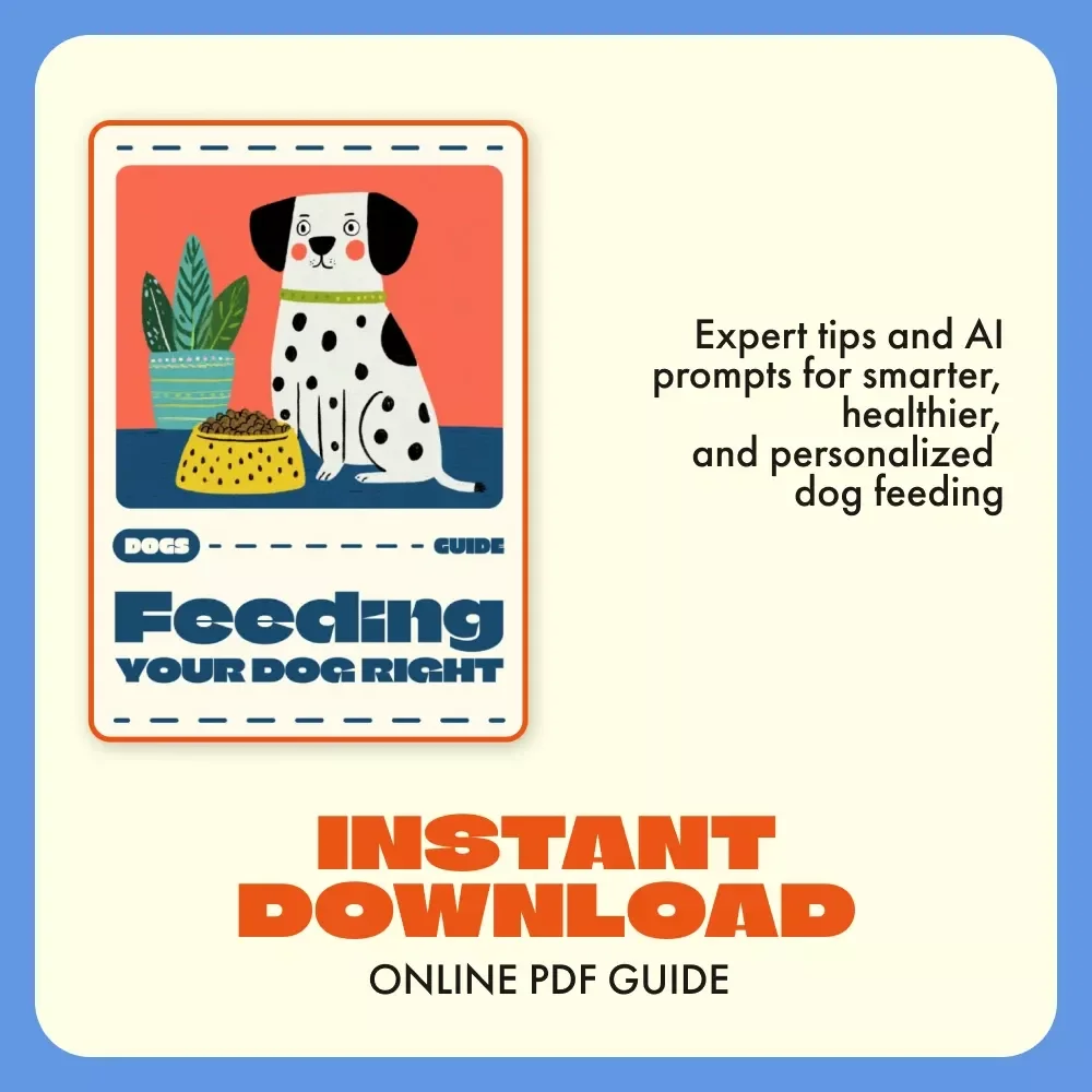 Feeding Your Dog Right | Digital Dog Nutrition Guide | Learn How Much to Feed a Dog | Personalized Feeding Plans & Portion Guide for Every Breed