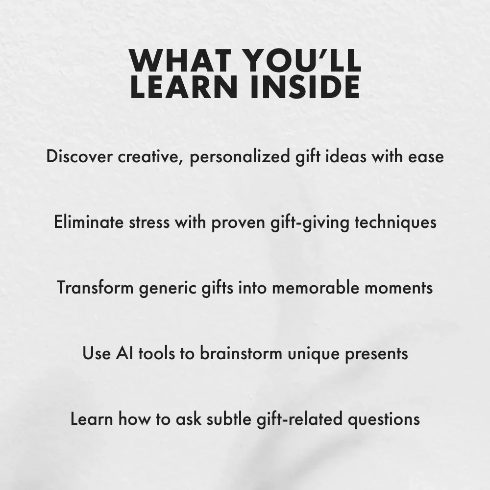The Gift Puzzle: Smart Strategies for When You Have No Idea What to Give - A Complete Guide to Perfect Gift-Giving