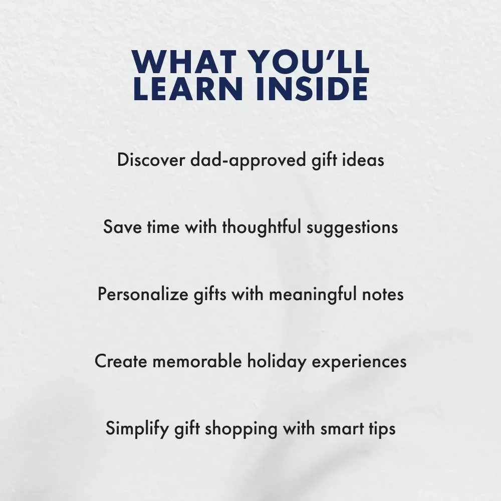 Holiday Dad-Approved Surprises: Ultimate Guide to Holiday Gifts for Dad – Digital Download