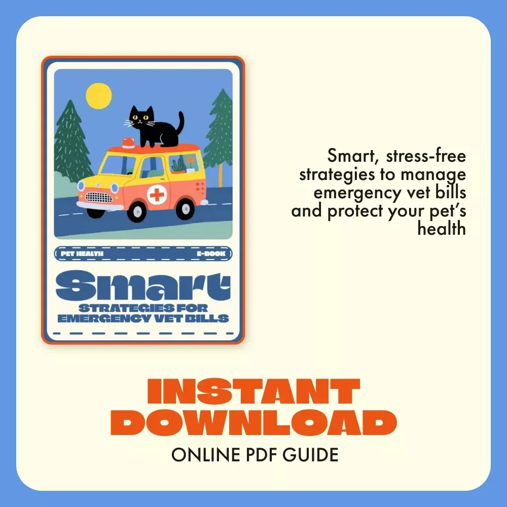 Smart Strategies for Emergency Vet Bills | Digital eBook for Pet Owners | Financial Planning for Emergency Vet Bills | Pet Budget & Insurance Guide for Pet Parents