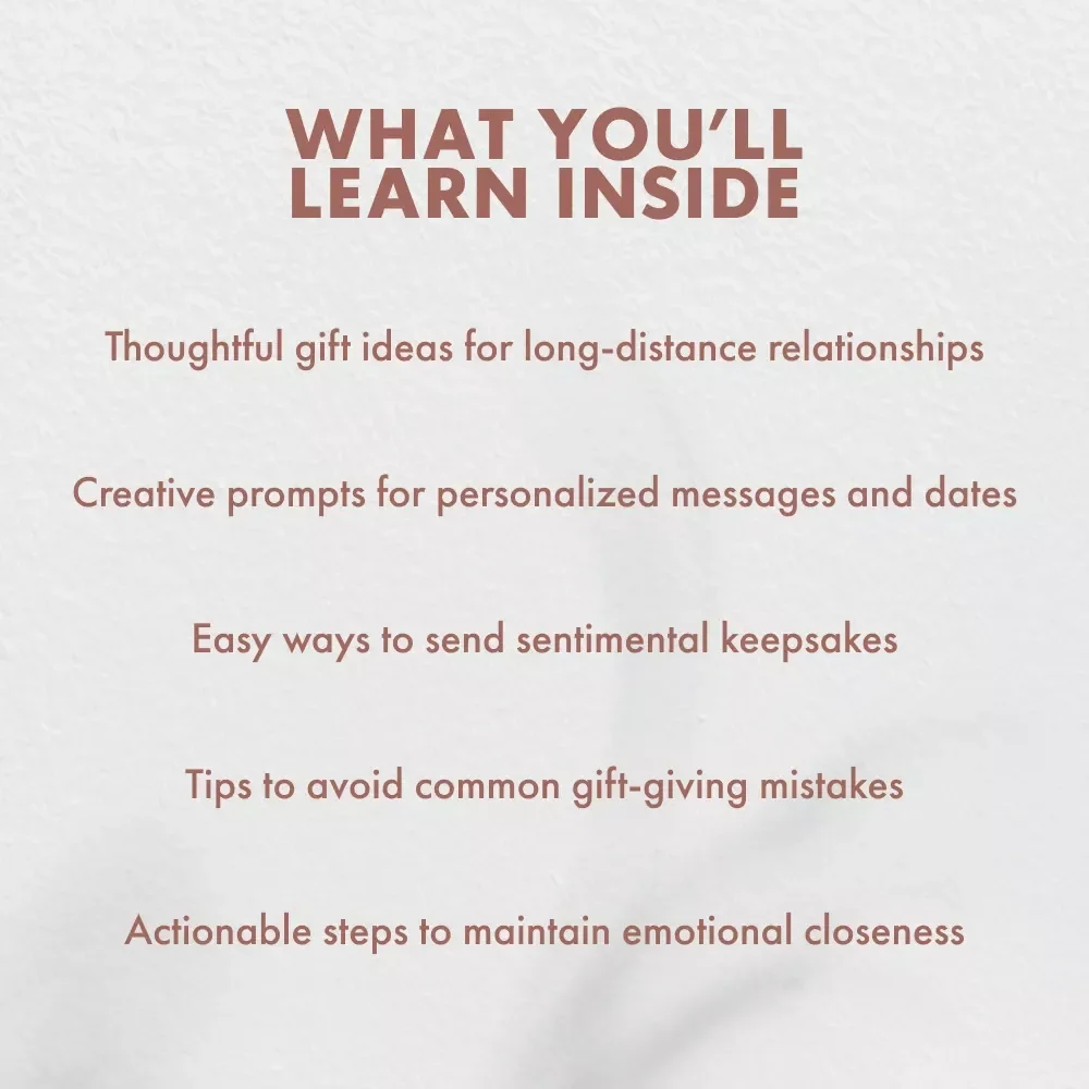 Heartfelt Surprises Across the Miles - Gifts for Long Distance Girlfriend Guide, eBook & Checklist