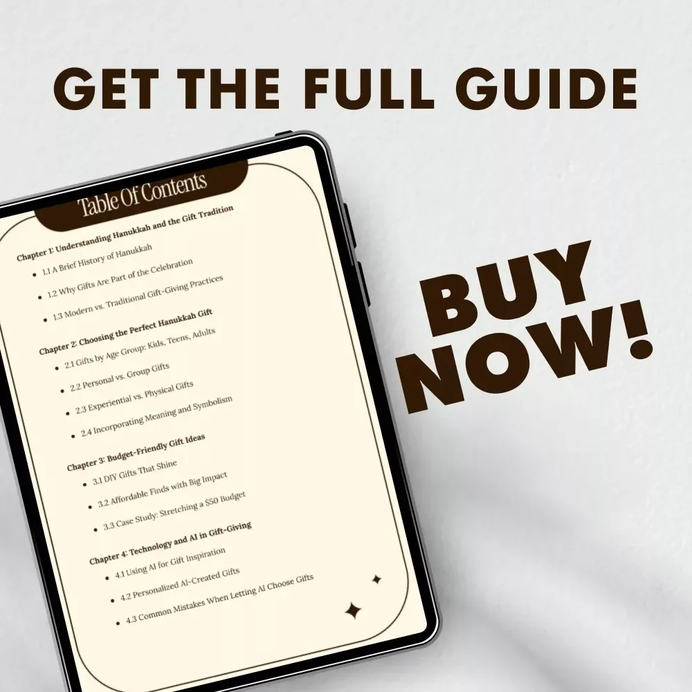 Bright Ideas for Hanukkah Gifts: The Ultimate Guide to Meaningful & Creative Gift-Giving