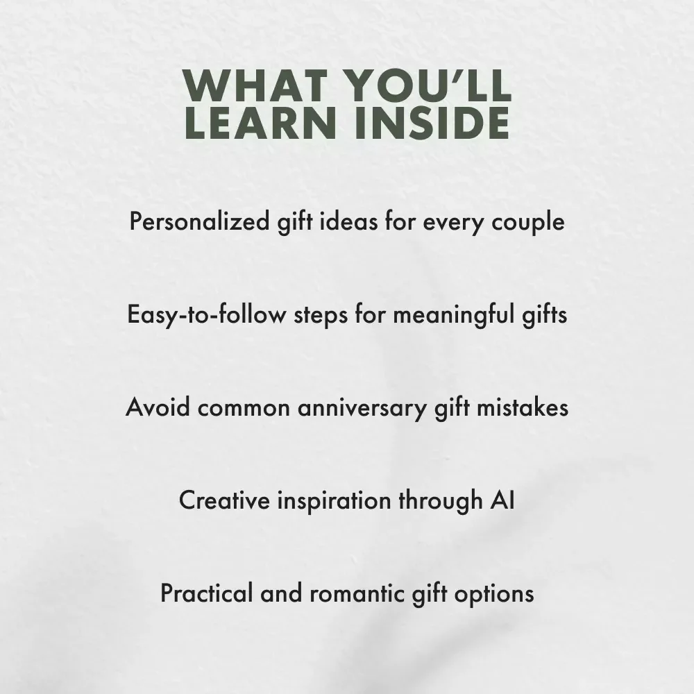 1st Anniversary Gift Ideas That Capture Love and Memories - Wedding Anniversary Guide, Creative & Personalized Gift Inspiration