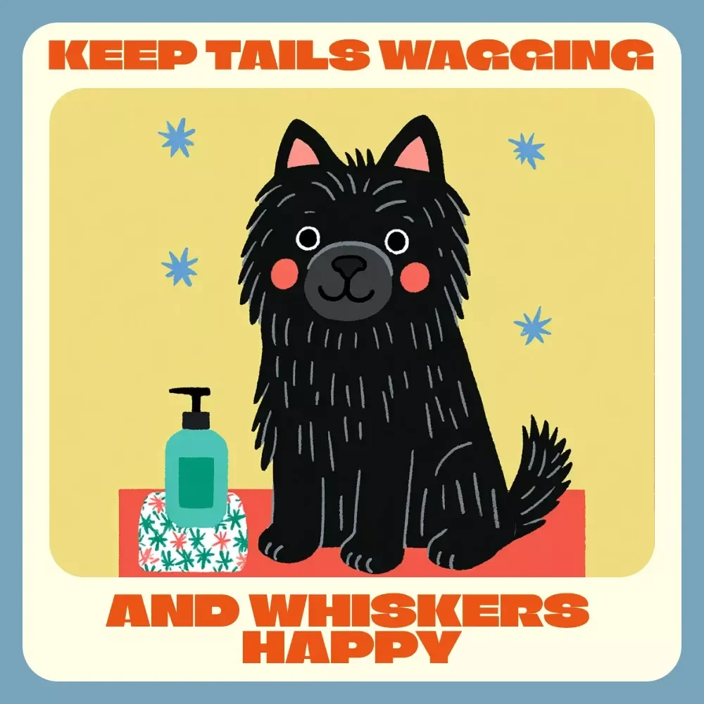 Keep Tails Wagging and Whiskers Happy | Printable Daily Care Routine for Pets Checklist | Digital Download for Dog & Cat Owners | Pet Wellness & Grooming Guide