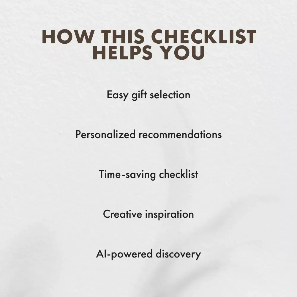 Book-Themed Gift Checklist | Printable Digital Download | Book Lover Gift Guide | Book Themed Gifts Ideas for Readers