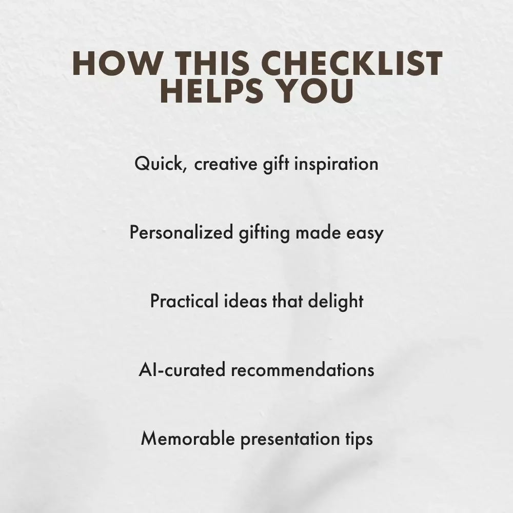 Bee-Themed Gift Checklist | Printable Bee Lover Guide | Digital Download for Bee-Themed Gifts, Gift Planning, and Inspiration